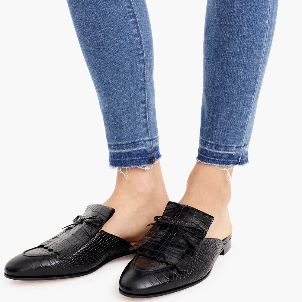 J. Crew Academy Loafer Keltie Mules